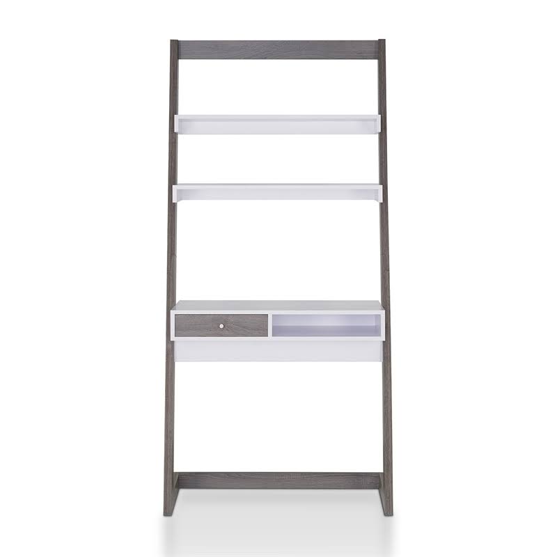 2-Piece Distressed Gray Home Office Set V505