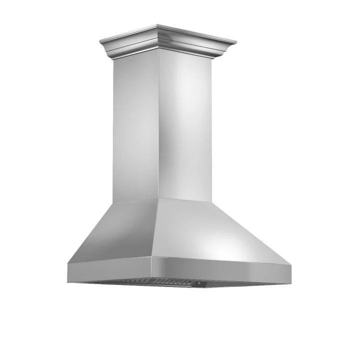 36 in. Convertible Vent Wall Mount Range Hood in Stainless Steel I43057