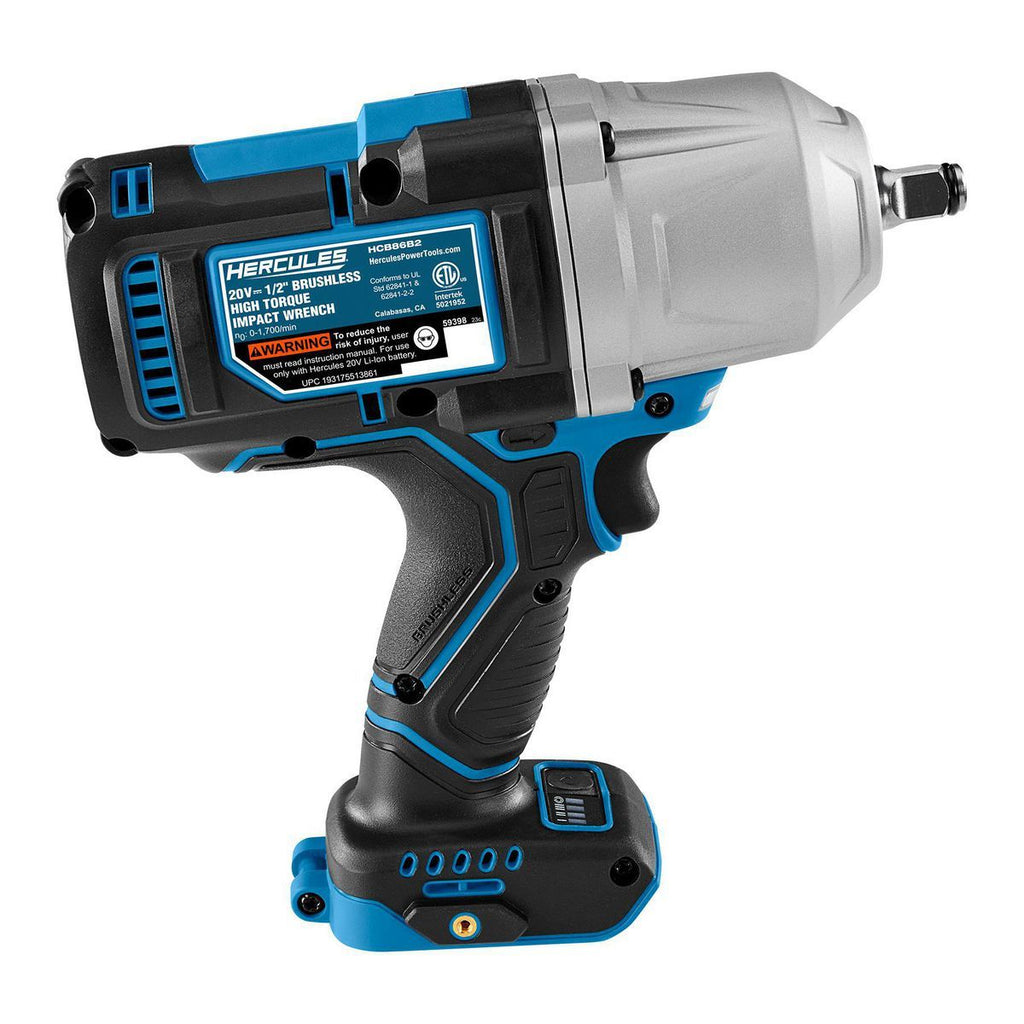 20V Brushless Cordless 1/2 in. High-Torque Impact Wrench A521