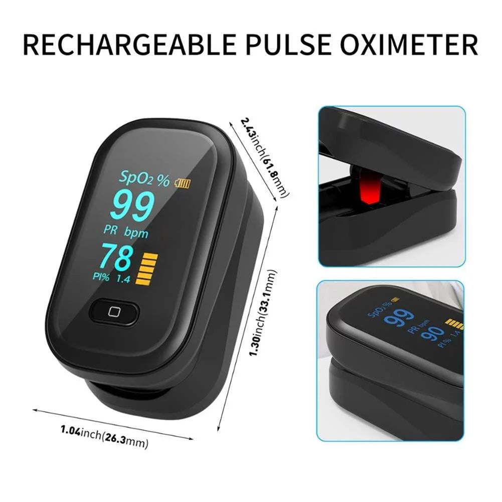 Portable OLED Pulse Oximeter Blood Oxygen Saturation Monitor K983091