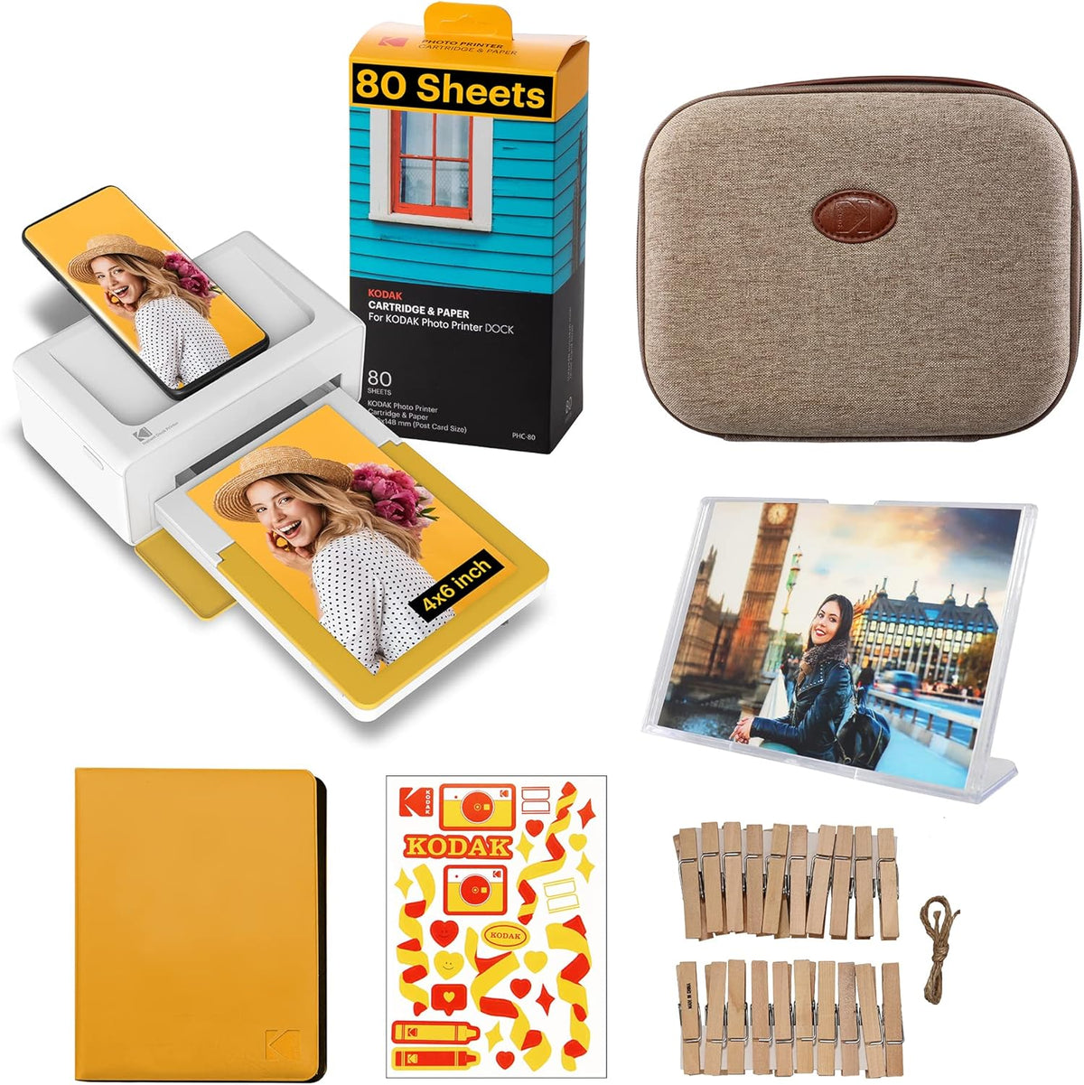 4x6 Portable Bluetooth Photo Printer L358818