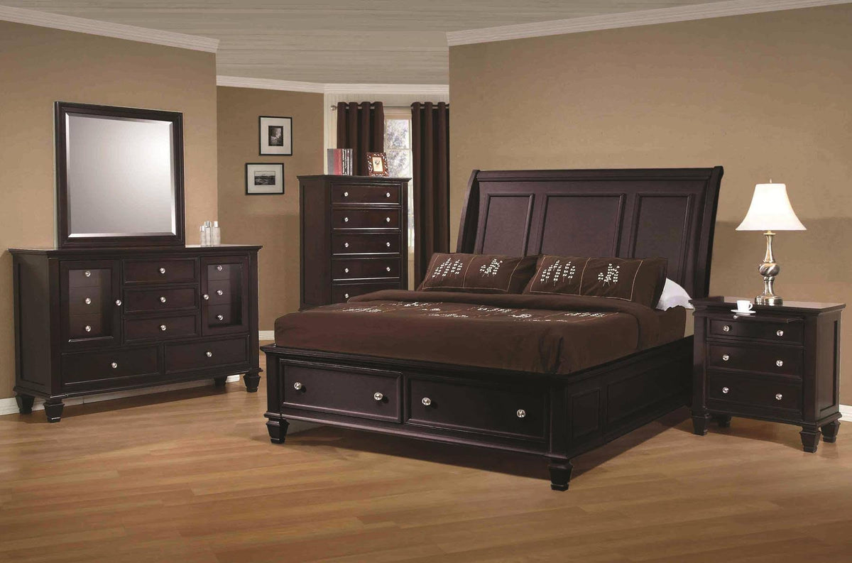 Cappuccino Queen Bed T768307
