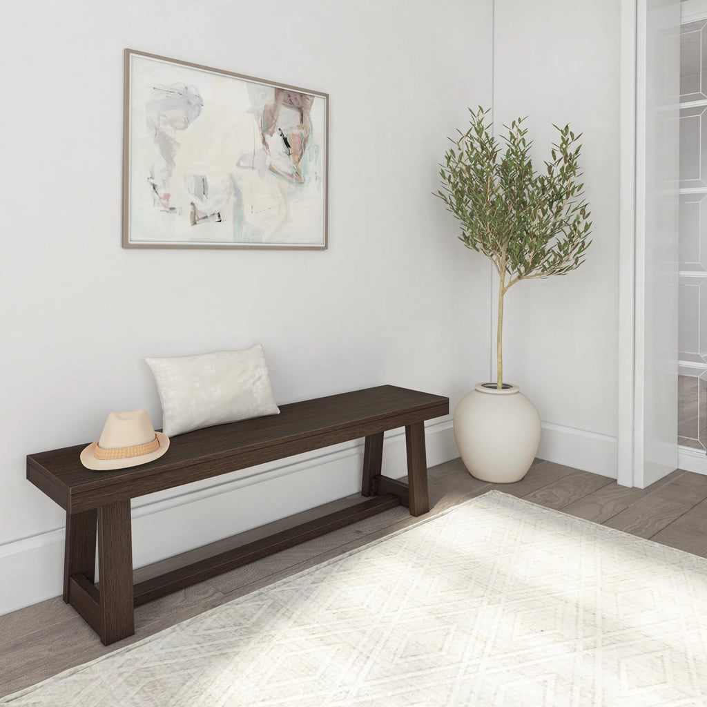 60" Solid Wood Dining Bench I4842