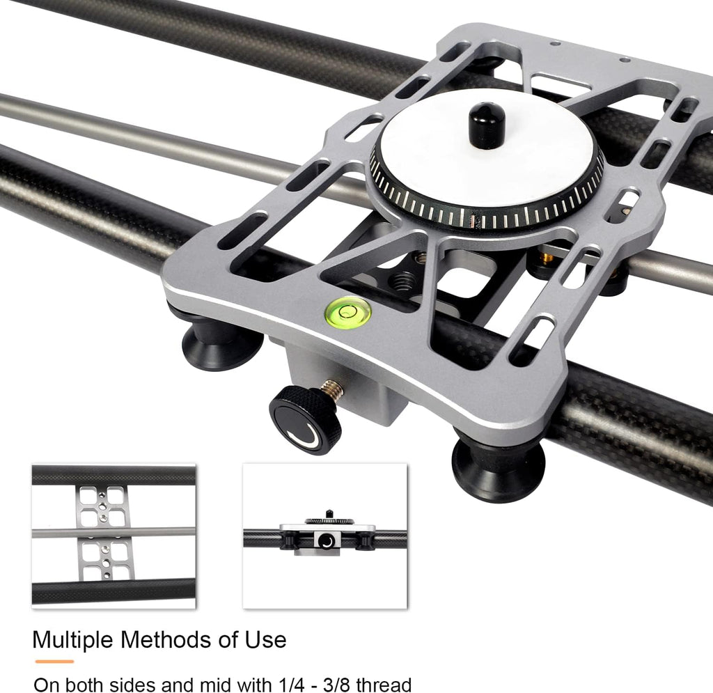 Motorized Camera Slider with App Control, 48'' Carbon Fiber Rail R836420