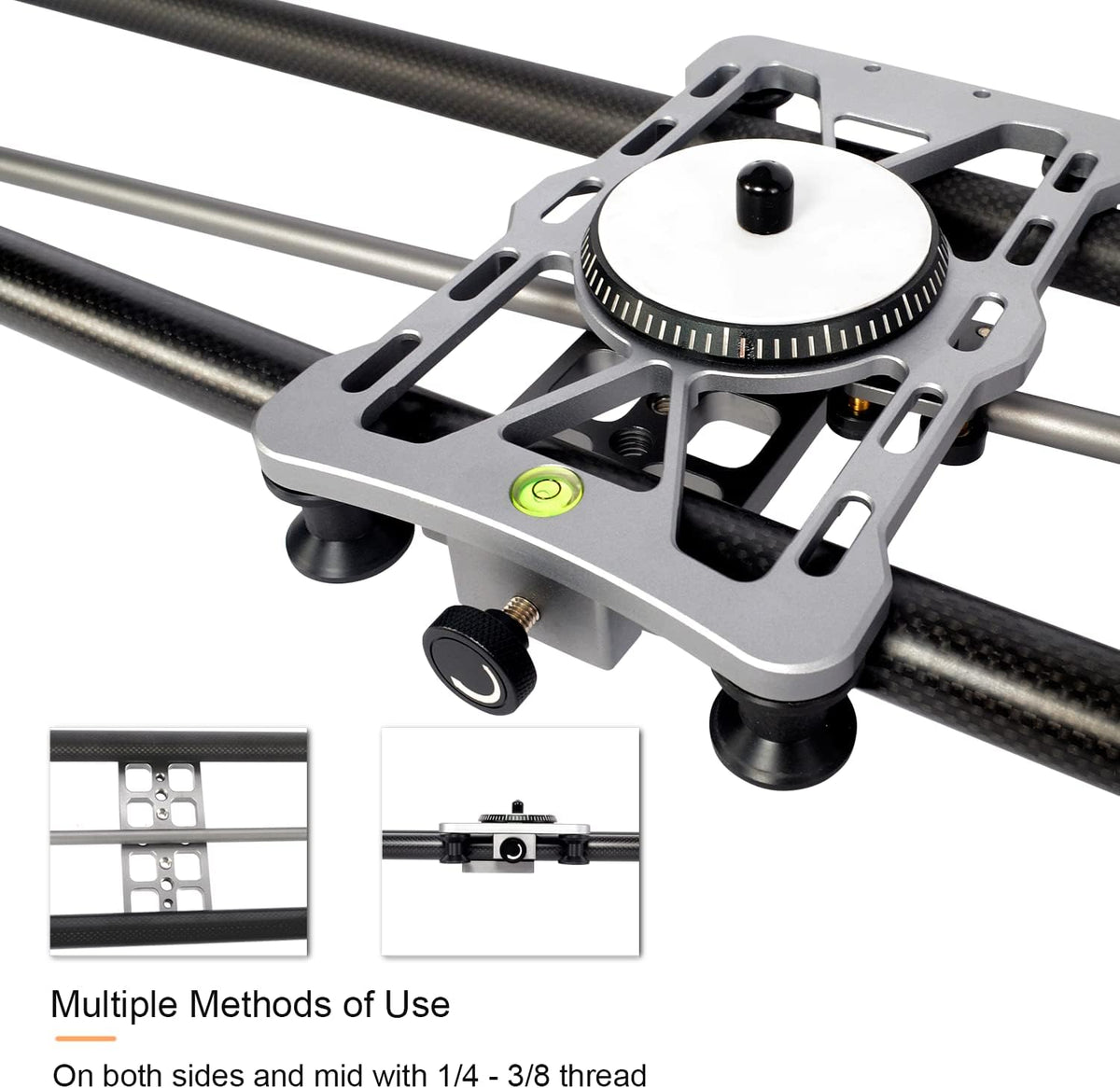 Motorized Camera Slider with App Control, 48'' Carbon Fiber Rail R836420