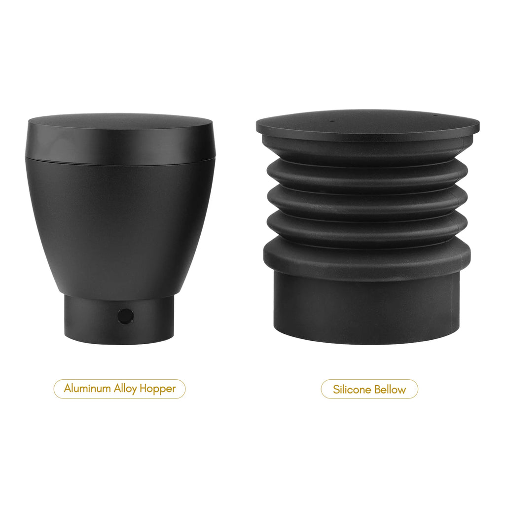 Aluminum Alloy Single Dose Hopper with Silicone Bellow Coffee Grinder Accessories T92900