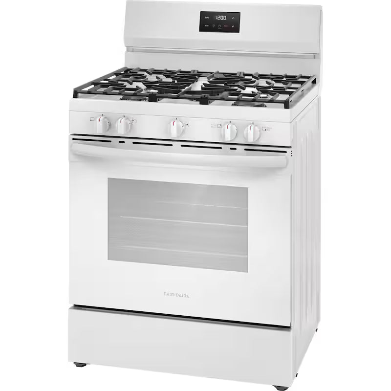 5 Burner Freestanding Gas Range in White W70847