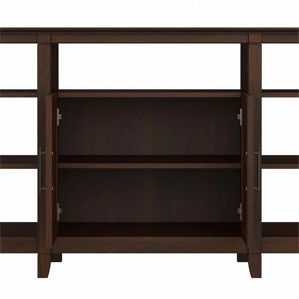 Contemporary Wood Tall TV Stand up to 65" Cherry R9430