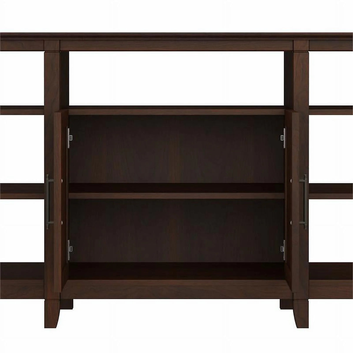 Contemporary Wood Tall TV Stand up to 65" Cherry R9430