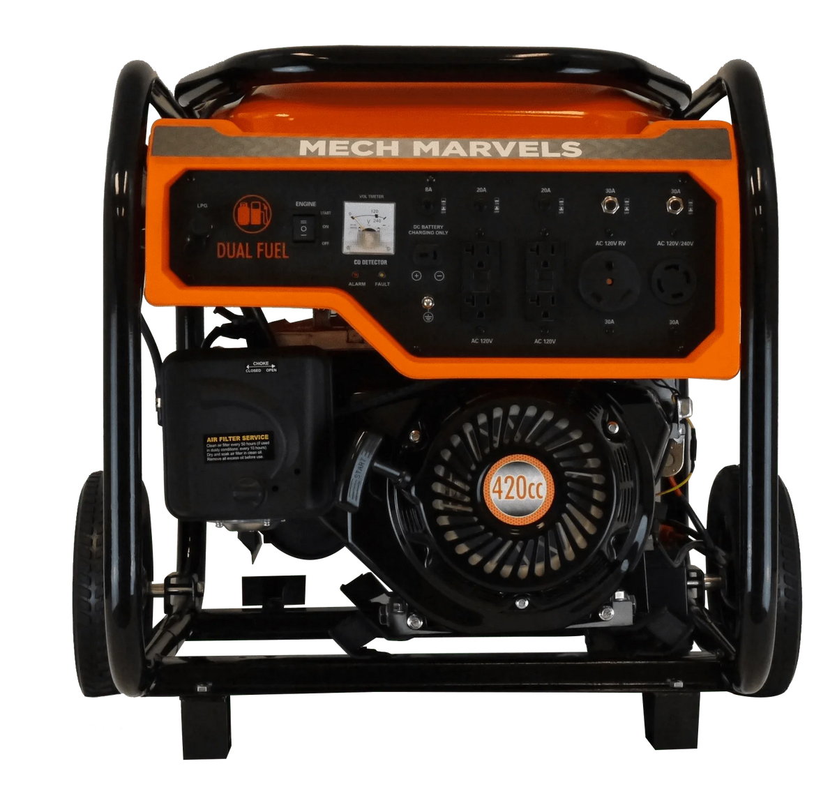 9000 Watt Dual Fuel Portable Power Generator L52895