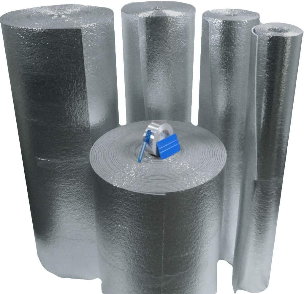 White Double Car Garage Door Insulation Foam Core Kit T381