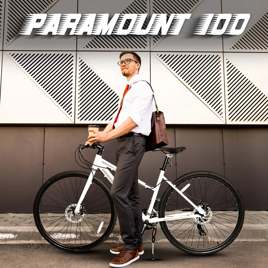 White 21-Speed 29 x 2 Inch Hybrid Mountain Bike V809978