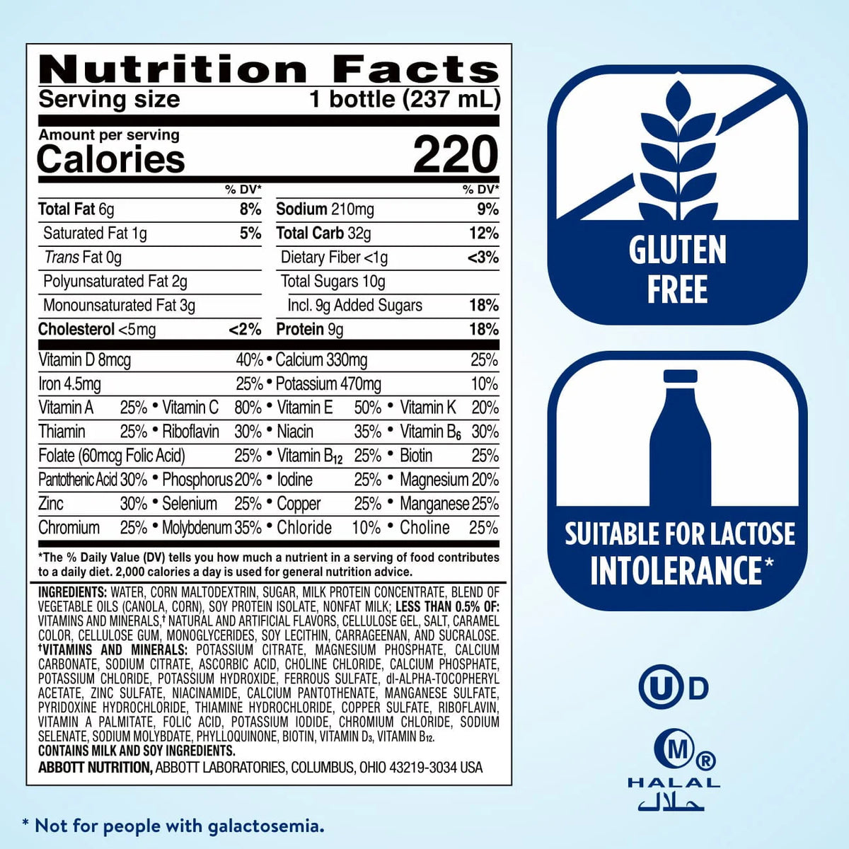 Banana Nut Meal Replacement Nutrition Shake 8 fl oz 24 Count R375365