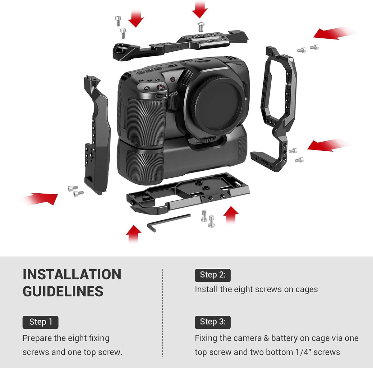 Camera Cage with Battery Grip B6735