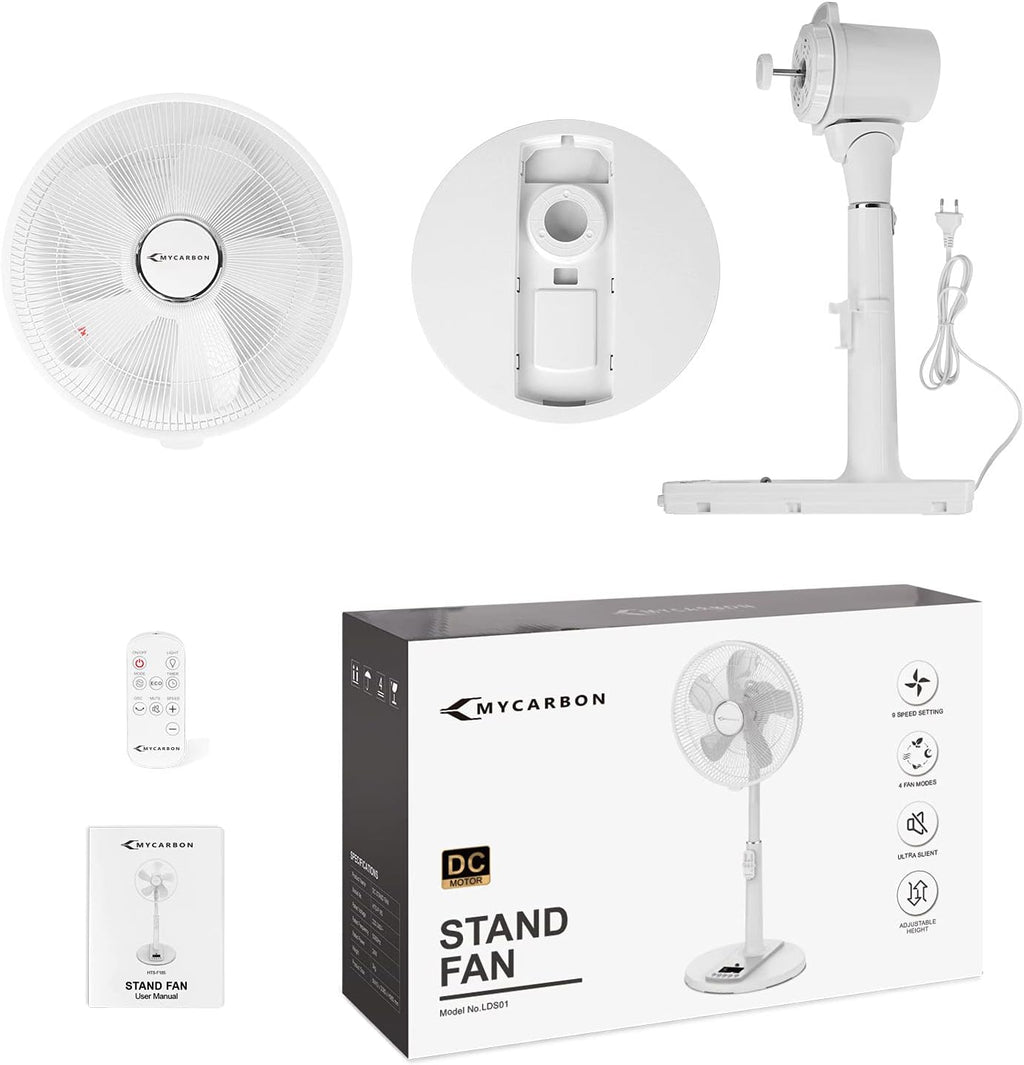 16” Oscillating Pedestal Fan with Remote A1458