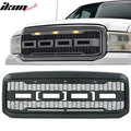 Front Bumper Grille Hood Package ABS Gray I752165