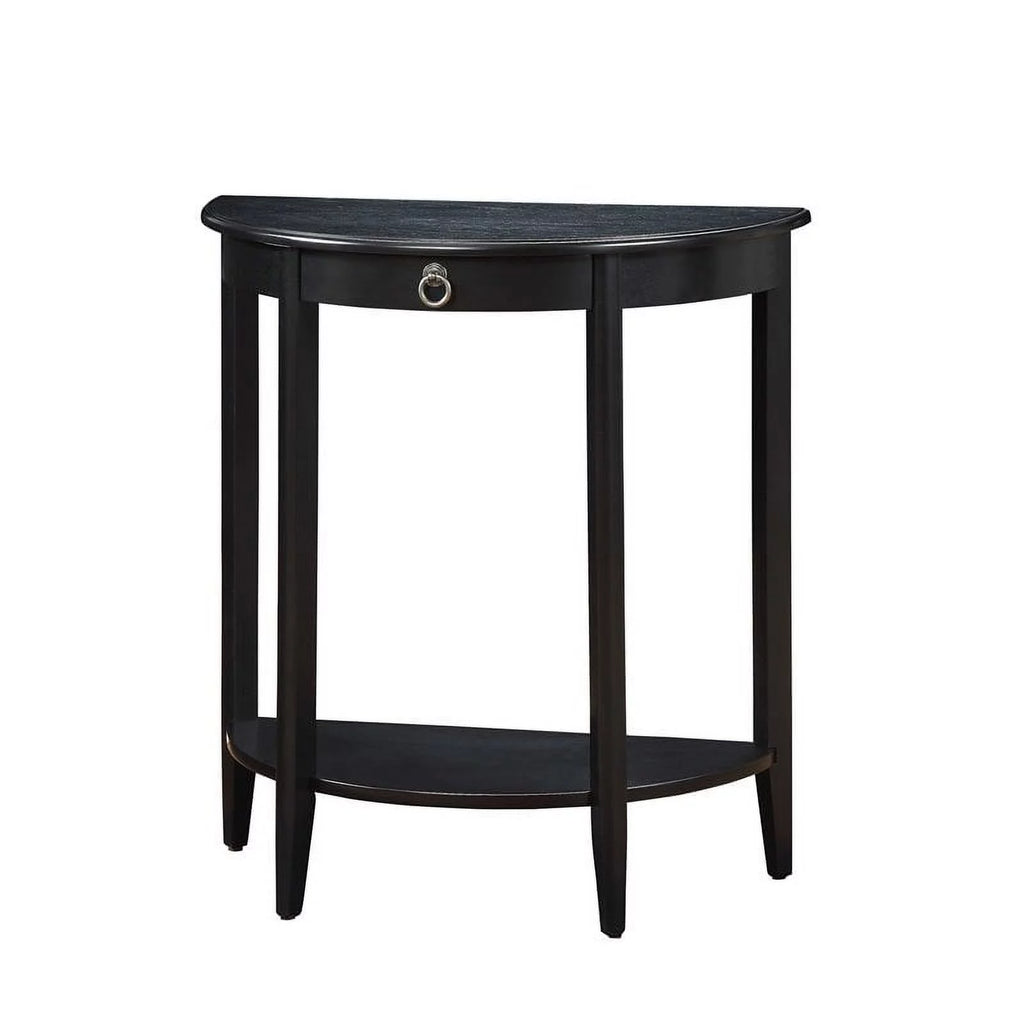 Black Wood Console Table E13463