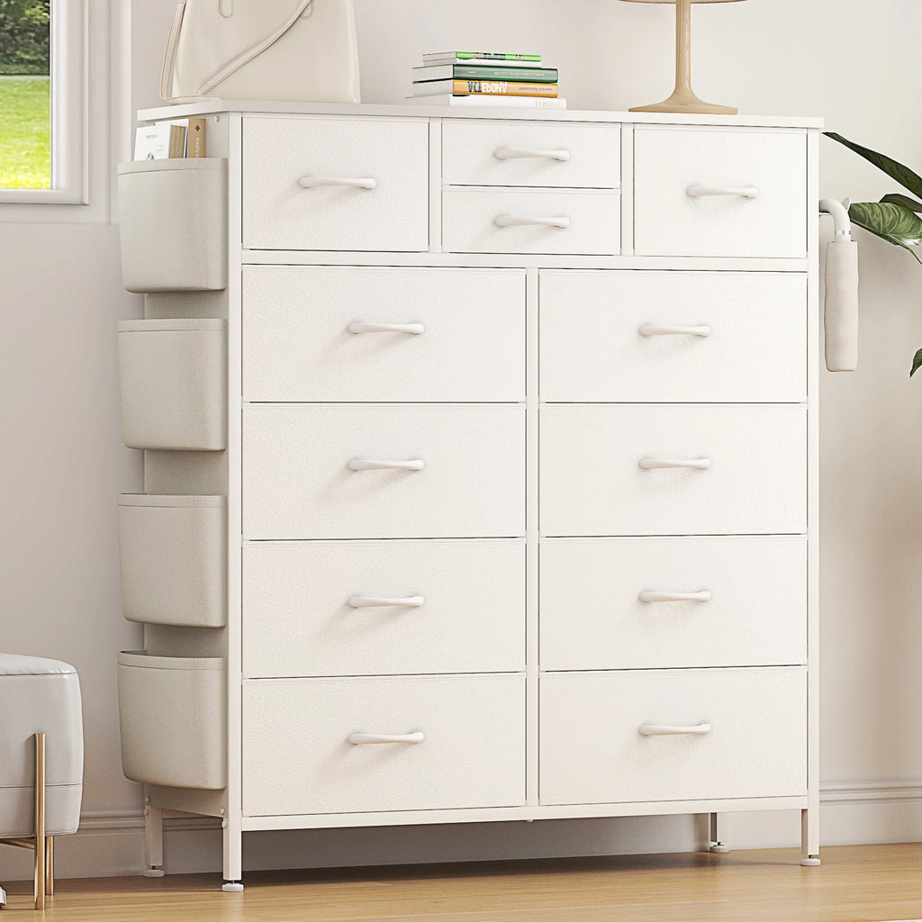 12 Drawer Fabric Dresser I30035