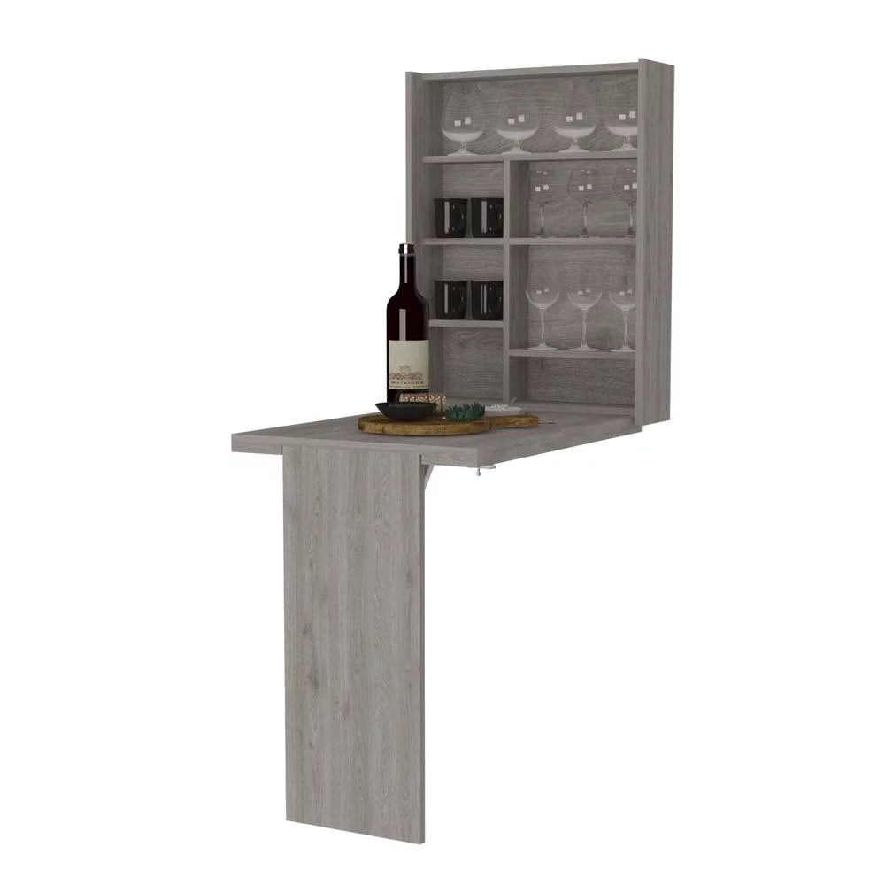 Light Gray Wall Double Door Cabinet D83704