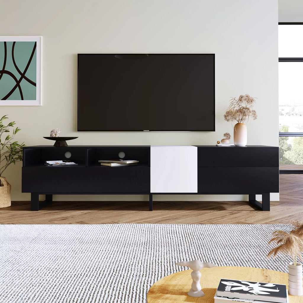 Modern TV Stand with Double Storage Space J57843