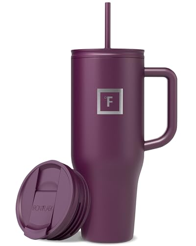 16 Oz Insulated Travel Tumbler with Straw N8958