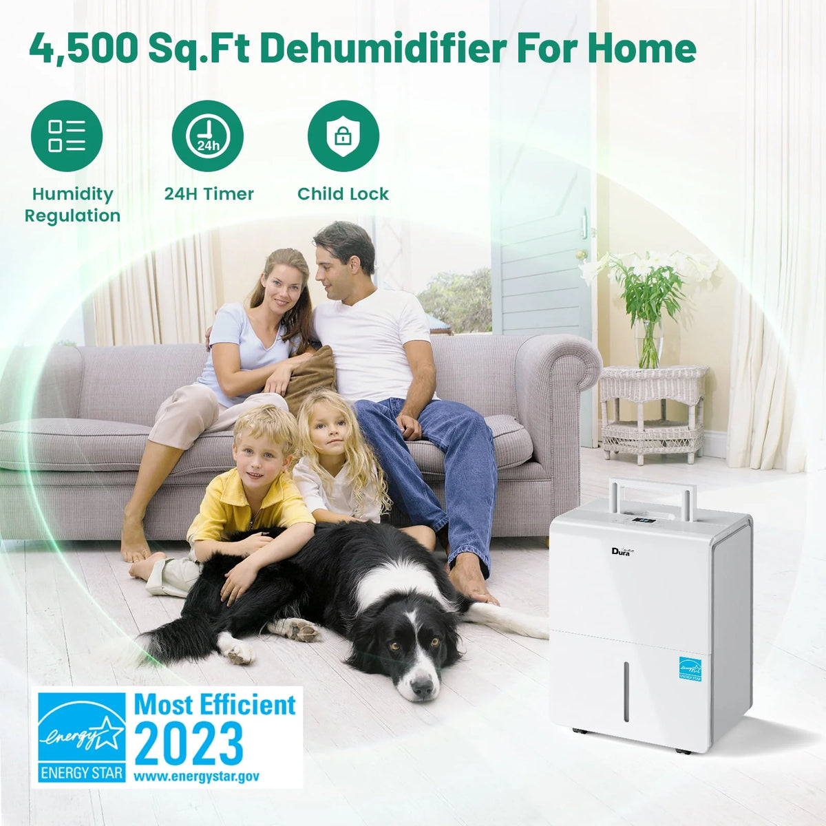 50 Pints Dehumidifier with Pump and WiFi J4646