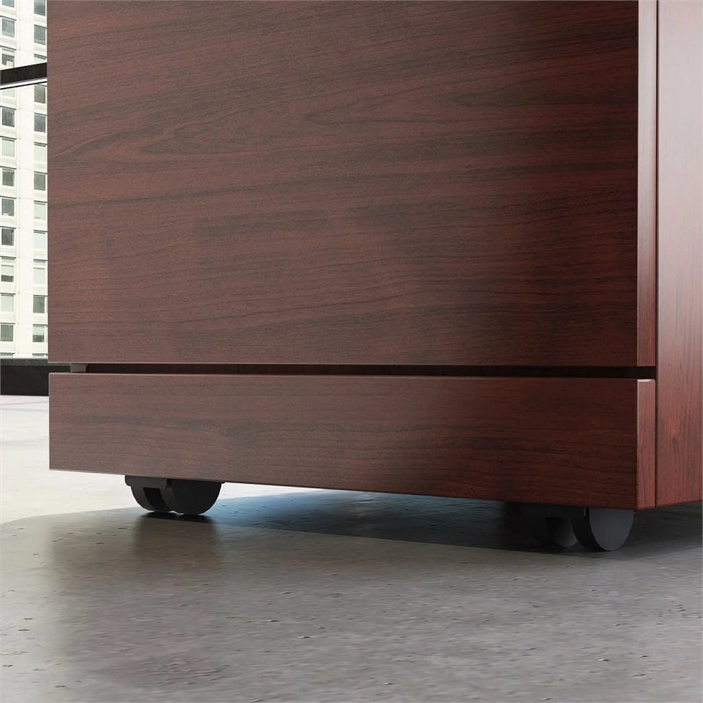 Engineered Wood 3-Drawer Mobile Filing Cabinet O67592
