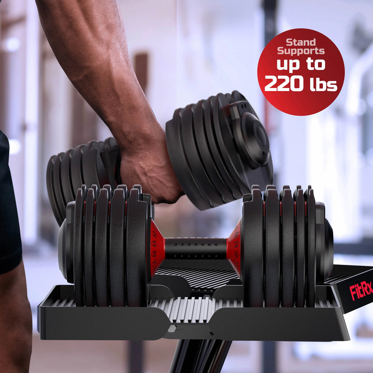 Adjustable Dumbbell 5-52.5 lbs Black O82990