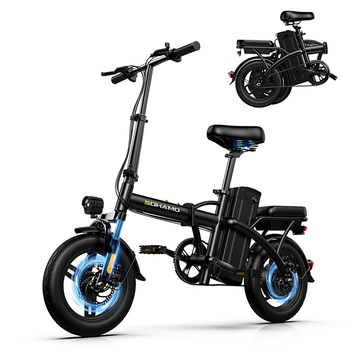 Foldable 36V 10Ah 400W Motor Electric Bike Q56458