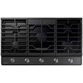 Gas Cooktop in Black Stainless Steel with 5-Burners Q398366