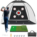 Golf Net with Practice Mat 10x7FT Z7663