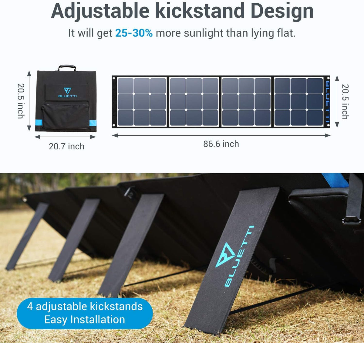 200W Portable Foldable Solar Panel M603