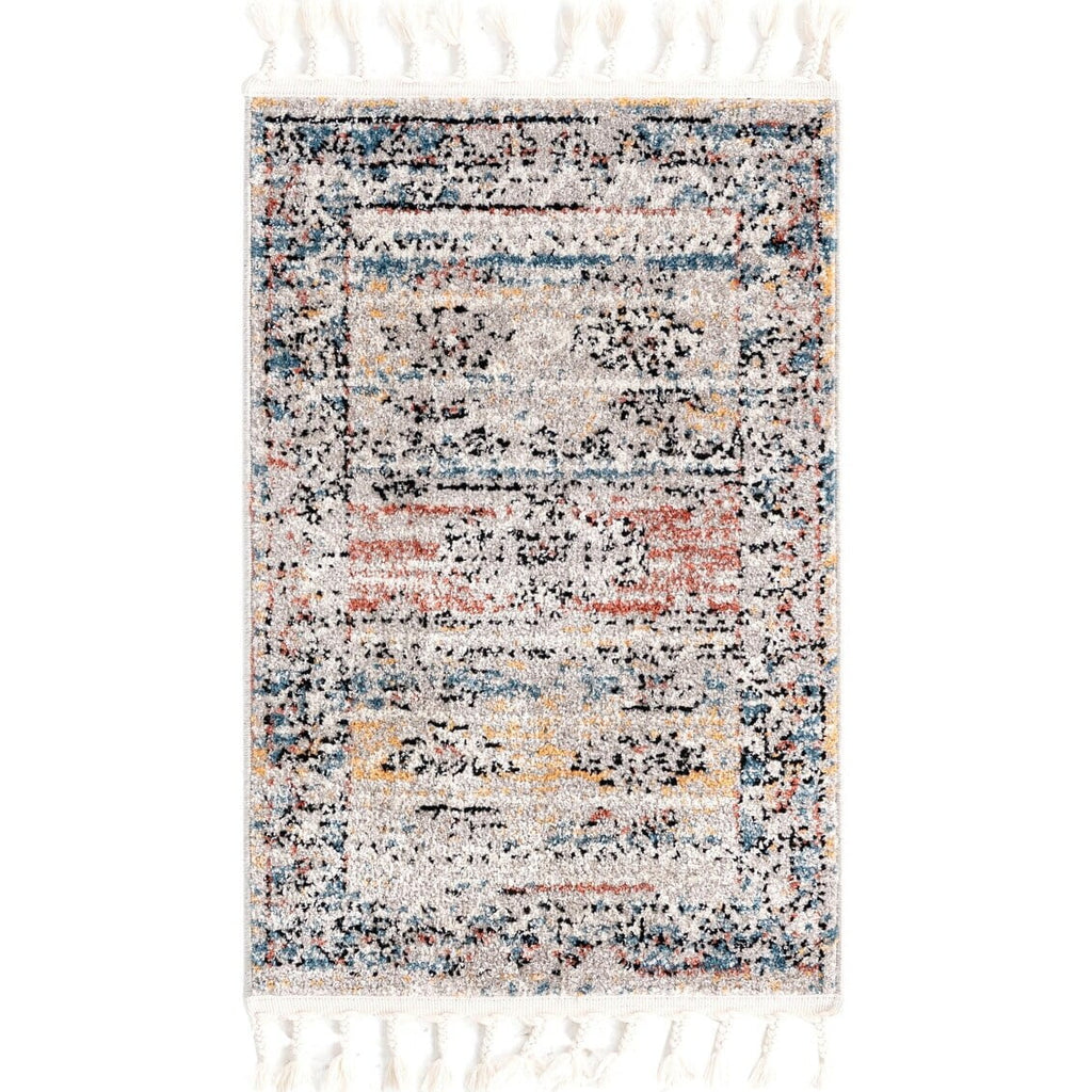 Contemporary Area Rug 9'x12' Multi P49575