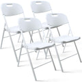 6 Pack White Folding Chair 700 lb Weight Capacity J687
