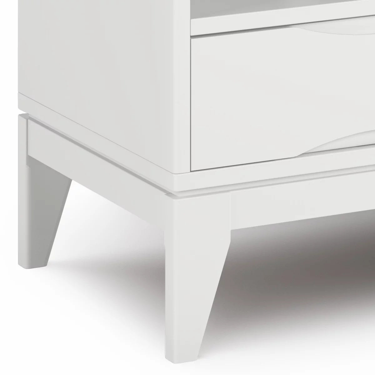 White 60 inch TV Media Stand X350