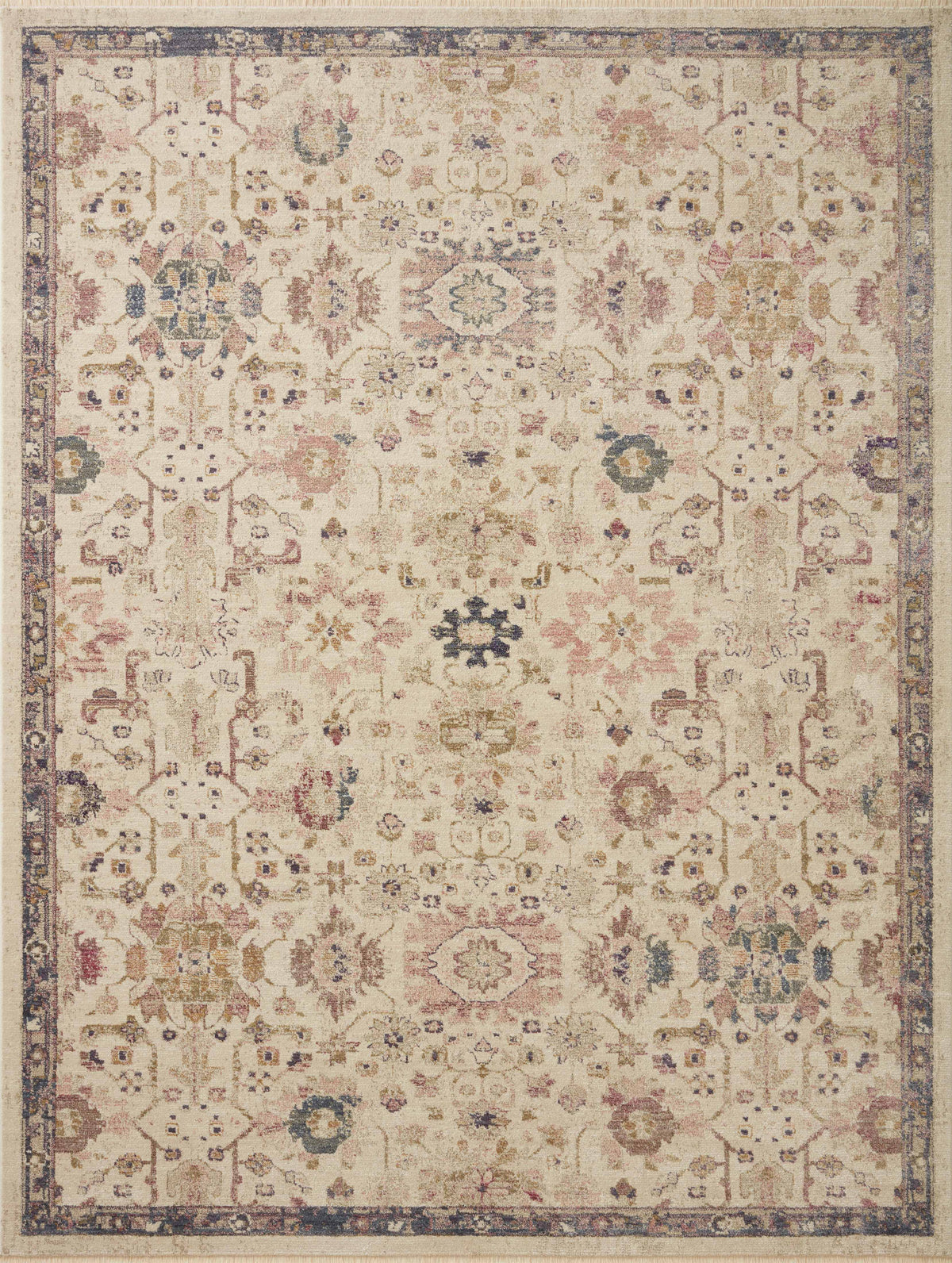 Ivory Multi 7'10 x 10' Rug P454