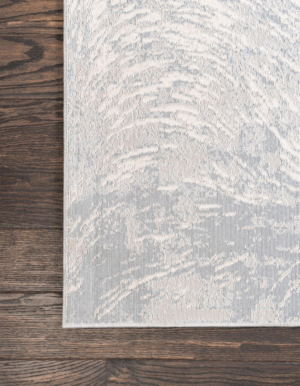 Gray Ivory 9' x 12' Abstract Coastal Rectangle Rug C135