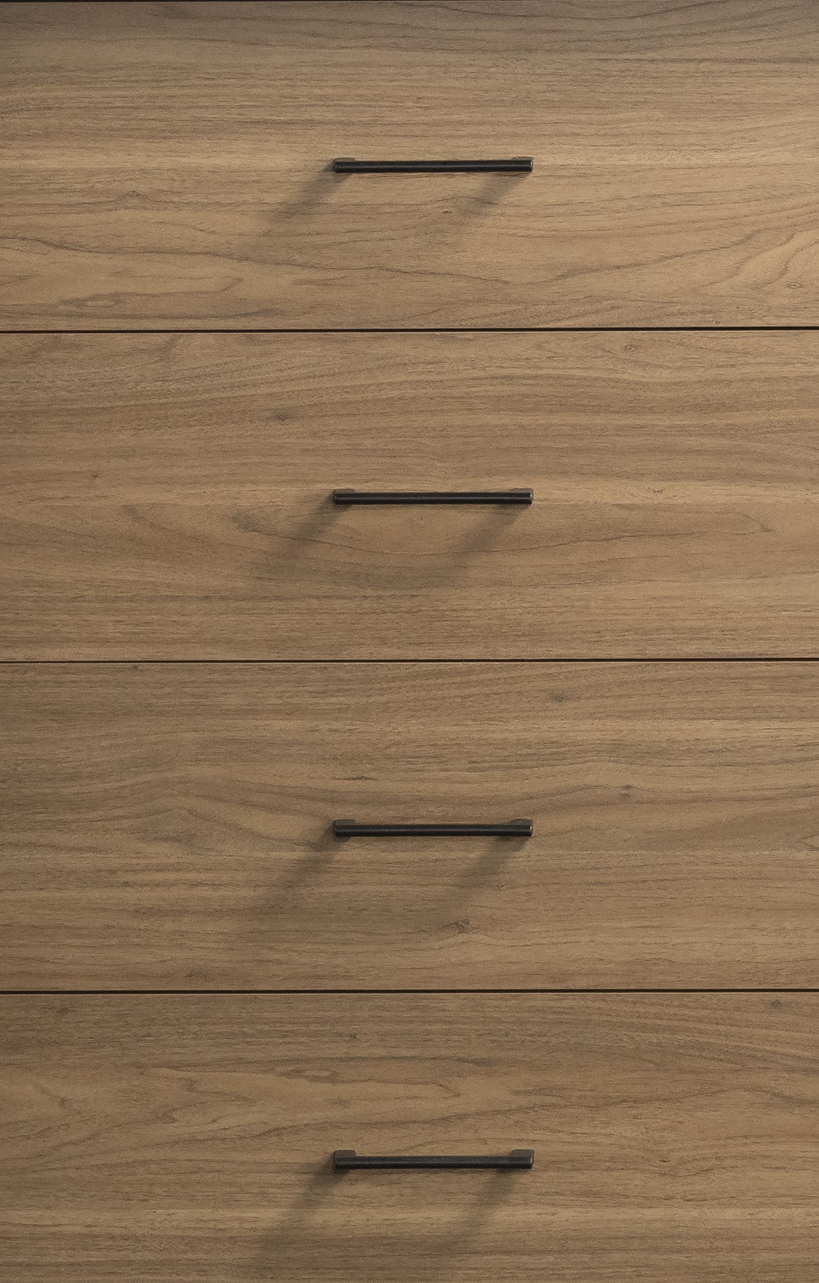 4 Drawer Walnut Finish Dresser T3351