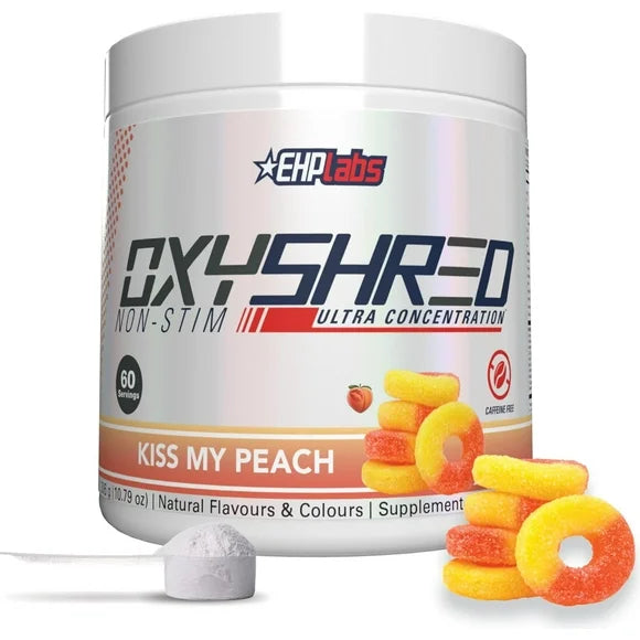 Non Stimulant Caffeine Free Pre Workout Powder with L Glutamine & Acetyl L Carnitine, Peach, 60 Servings C990726