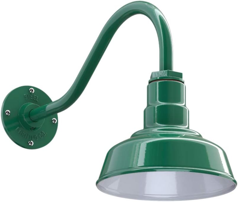 Wall Mounted Light Matte Black with Brass Interior I967