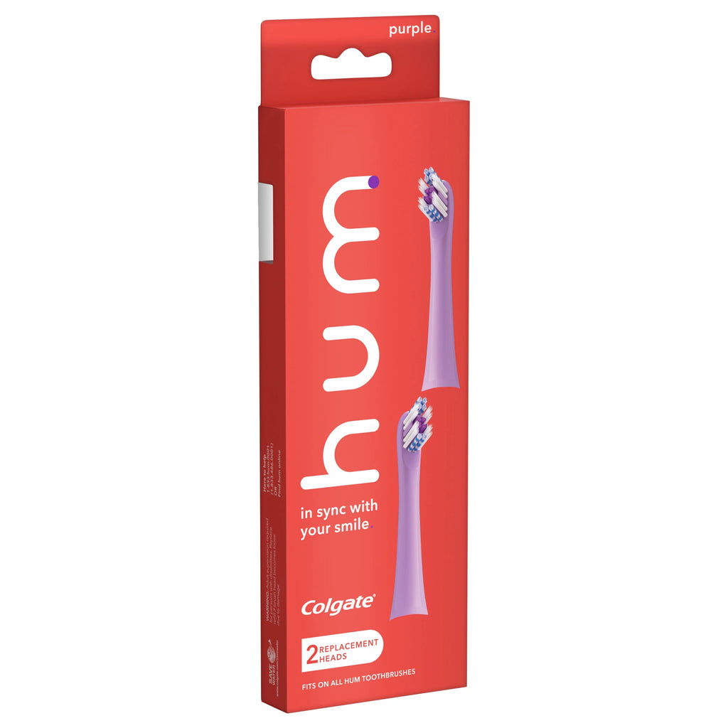 Purple Replacement Toothbrush Heads, 2 Pack X68066