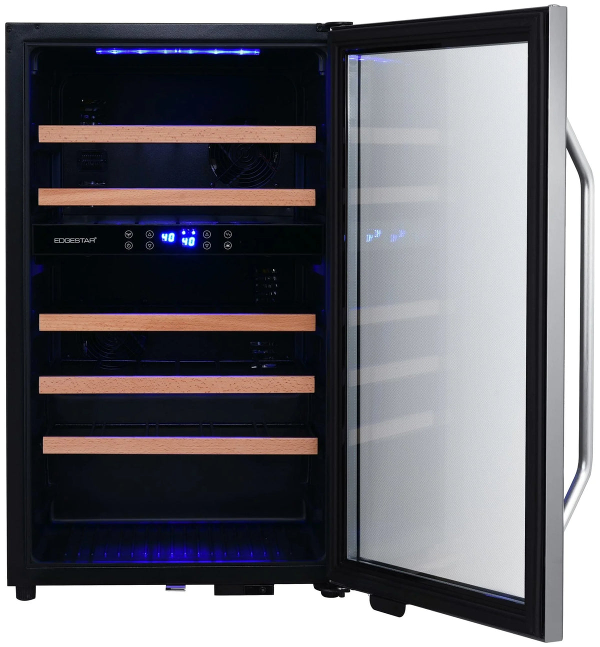 38 Bottle Capacity Free Standing Wine Cooler - Stainless Steel B93487