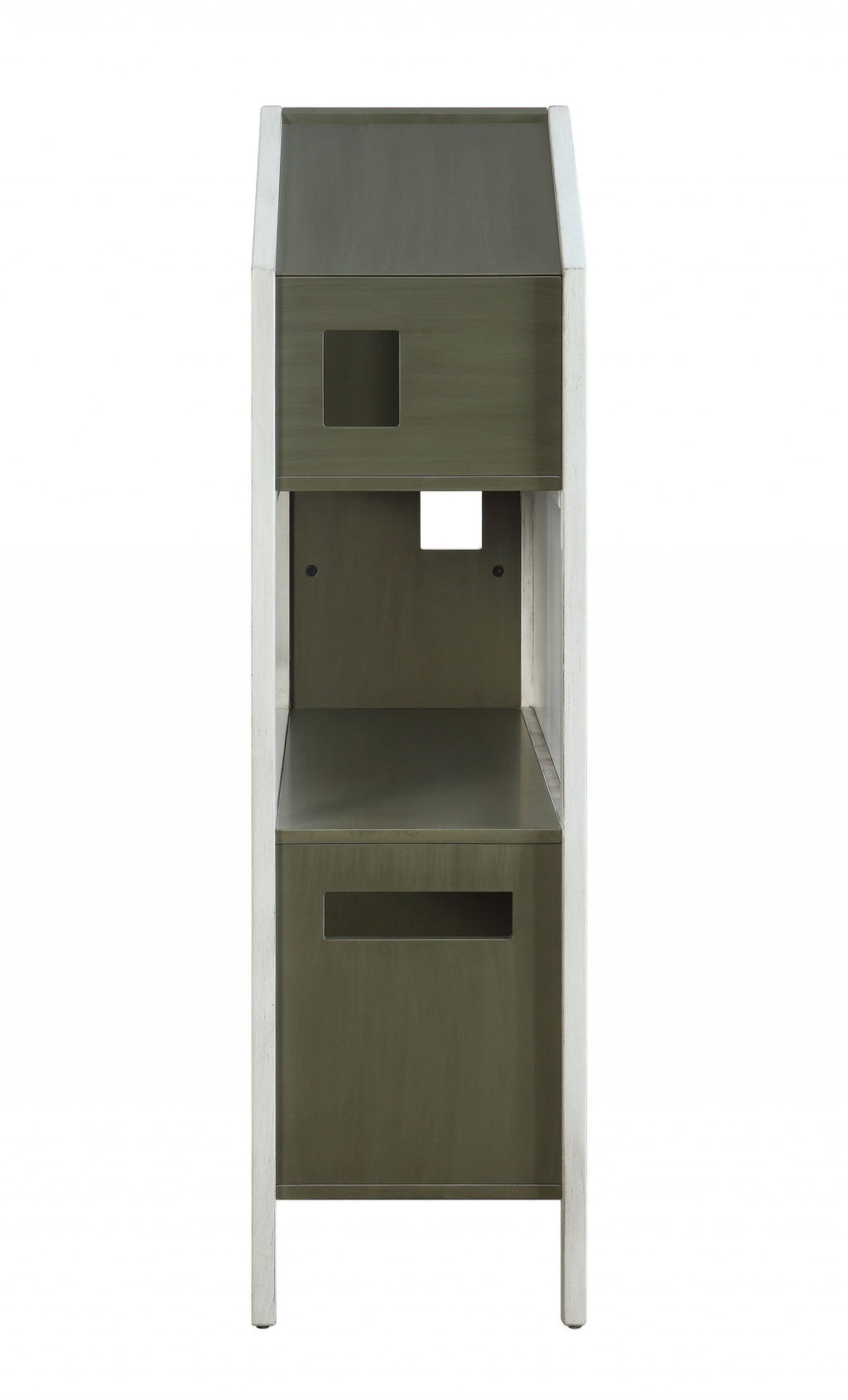 White Pink Wood Bookcase H8590