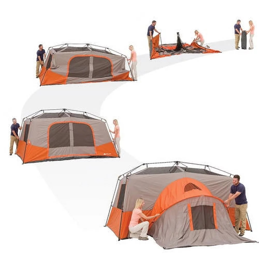 14' x 14' 11-Person Instant Cabin Tent with Private Room X442301