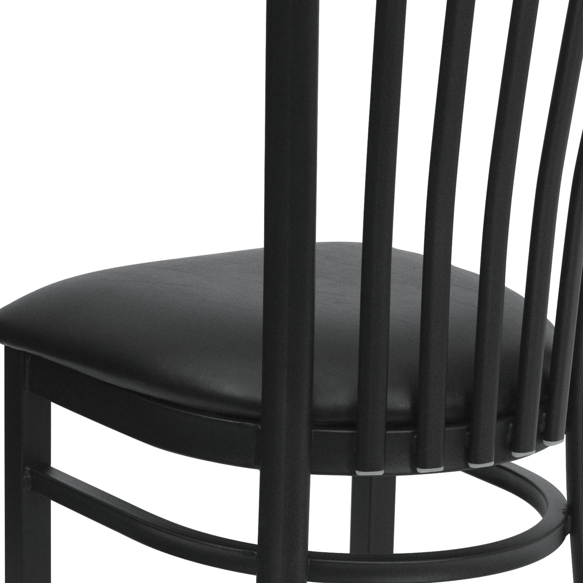 Black Metal Restaurant Chair T652516