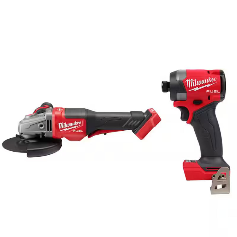 18 V Lithium-Ion Brushless Cordless 4-1/2 in./6 in. Braking Grinder with 1/4 in. Hex Impact Driver T31883
