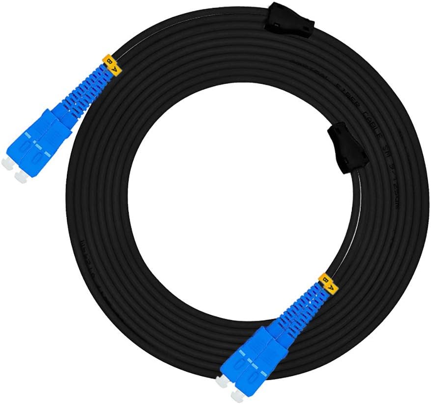 LC to LC Outdoor Armored Duplex 9/125 SM Fiber Optic Cable 300M X535