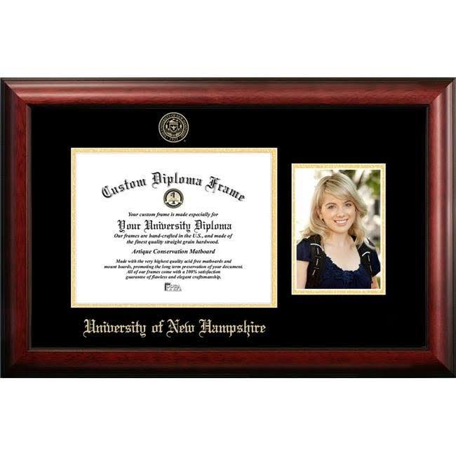 Gold Embossed Diploma Frame with 5 X7 Portrait D2227