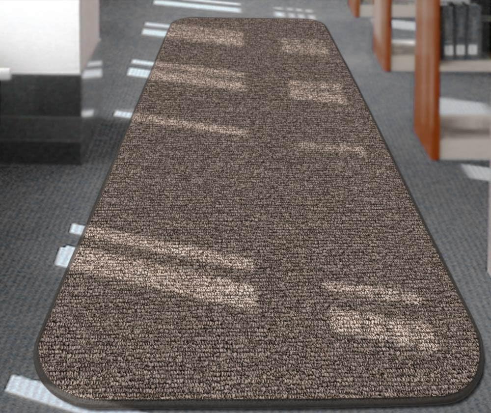 Skid-Resistant Carpet Runner Pebble Gray 12 Feet X 36 Inches I574385