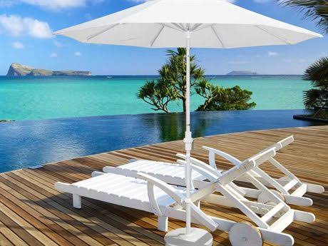 9 Feet Aluminum Market Umbrella Collar Tilt R753
